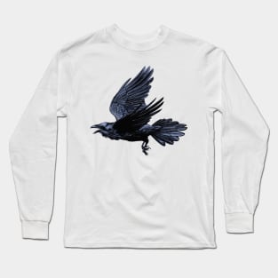 Raven in Flight Long Sleeve T-Shirt